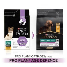 Pro Plan Small & Mini Adult 9+ Senior Age Defence Chicken Dry Dog Food - 3kg