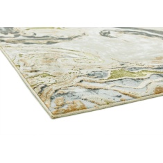 Asiatic Aurora AU08 Abstract Rug - Marble - Gold/Yellow