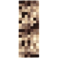 Asiatic Funk Boxes 06 Chequered Rug - Natural - Beige/Cream/Brown