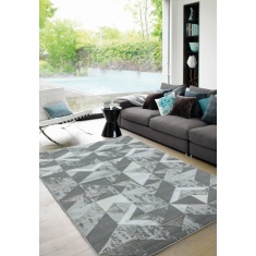 Asiatic Orion Flag OR09 Machine Made Rug - Silver