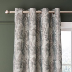 Hyperion Tamra Palm Eyelet Curtains - Green