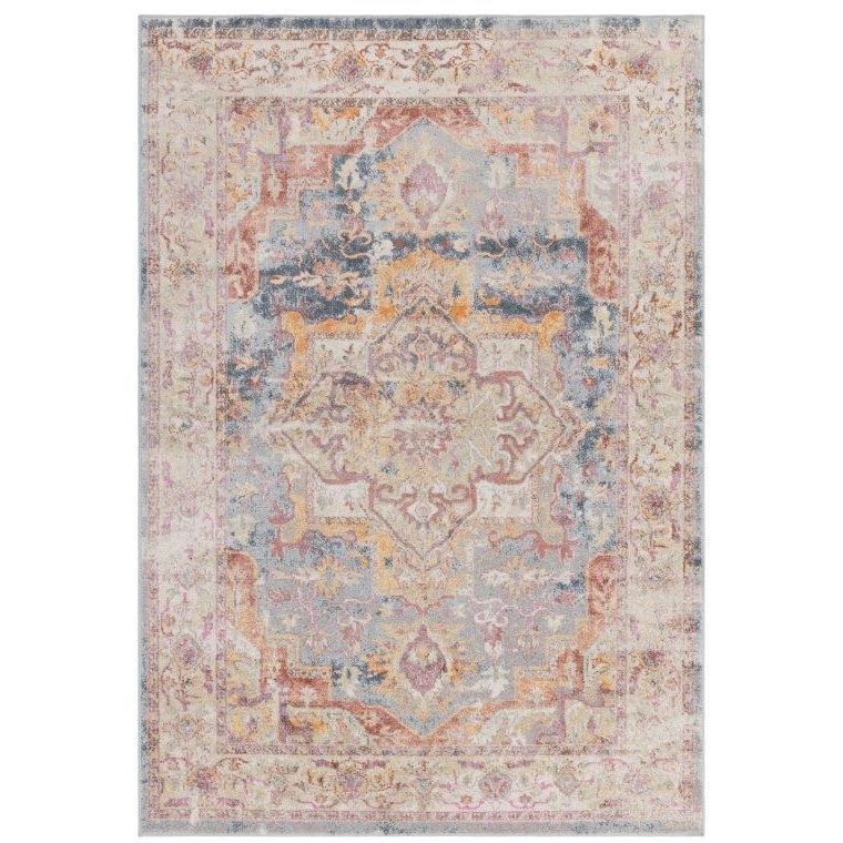 Asiatic Flores Azin Traditional Rug (Multi Coloured)