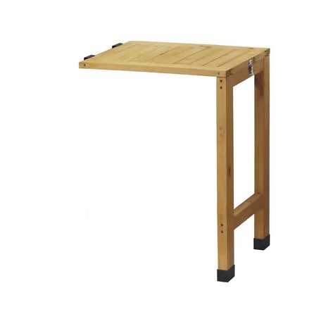 VegTrug FSC 100% Wall Hugger Side Table - Natural Wood