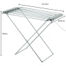 Daewoo HEA1901GE Foldable Electric Heated Clothes Airer
