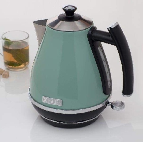 HADEN Cotswold 1.7 Liter Stainless Steel Body Retro Electric
