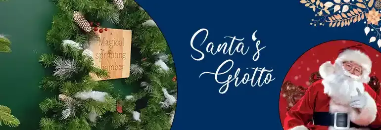 Downtown Grantham Garden Centre Christmas Santa's Grotto