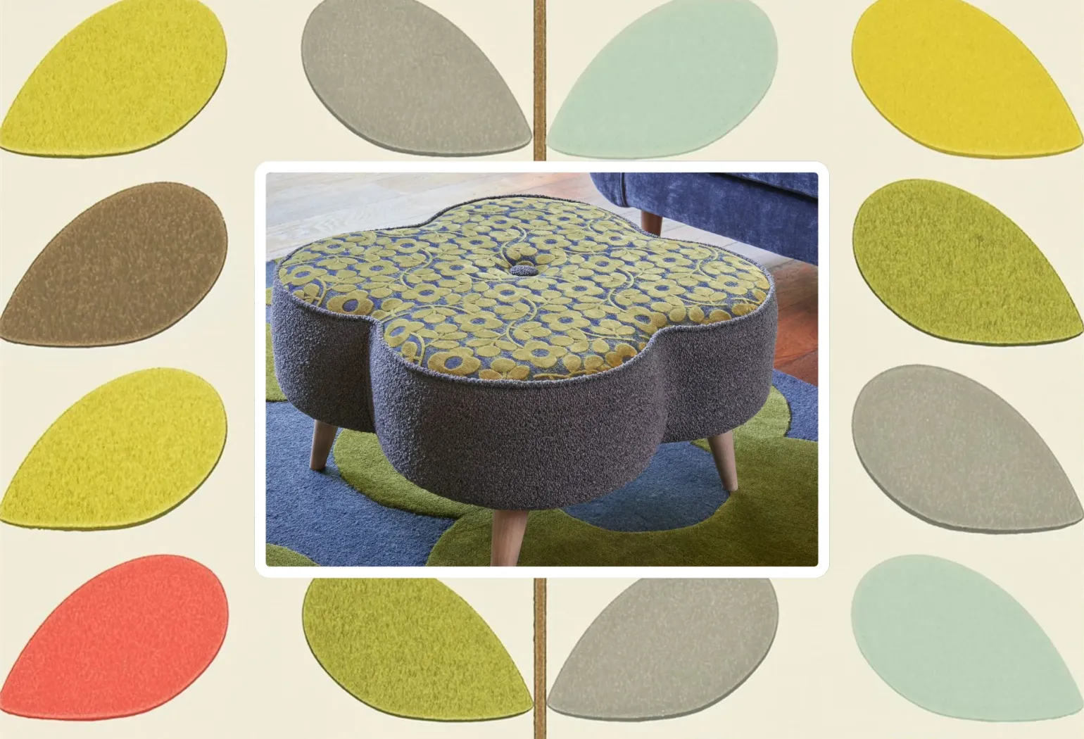 Retro Patterns, Modern Comfort

Orla Kiely&rsquo;s signature prints, from the classic Stem to bold geometric florals, are available in a range of colours to suit any d&eacute;cor.

Pair an accent chair in a vibrant hue with a neutral sofa for a pop of personality, or go bold with a patterned three-seater as your living room centrepiece.

The mix of mid-century shapes and modern upholstery makes these pieces as versatile as they are eye-catching.
