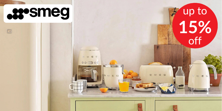 Smeg Kettle & Toaster Offers - Save up to 15% off