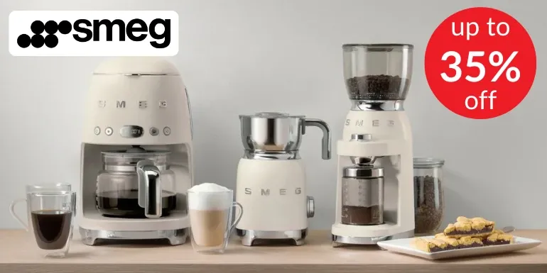 Smeg Coffee Machine Offers - Save up to 35% off