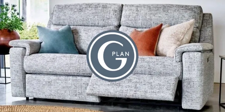 For a limited time, enjoy a power recliner for the price of a manual recliner.

Or, choose a power recliner with headrest & lumbar support for the price of a standard power recliner on selected G Plan models.
