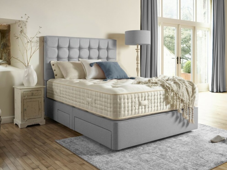Comfortable bedroom with a supportive mattress for better sleep