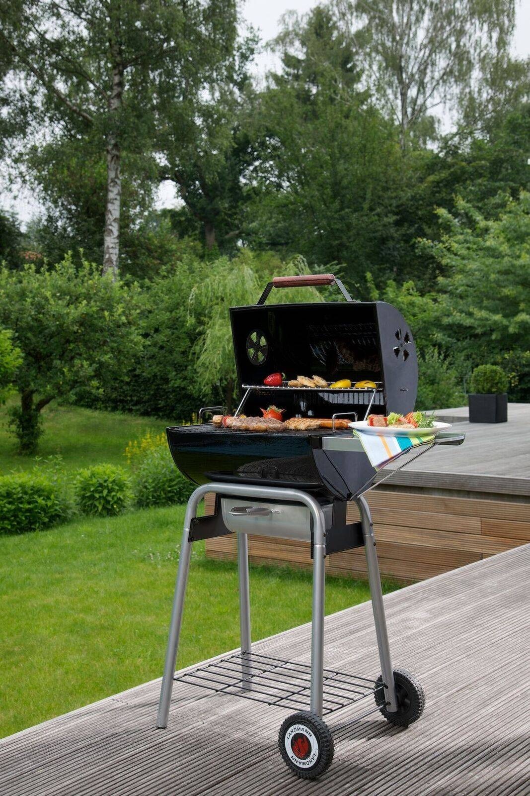 Buy LANDMANN Taurus 440 Charcoal BBQ - Black