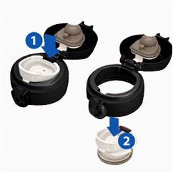 Thermos Super Light Direct Drink Matt Black 470ml Downtown