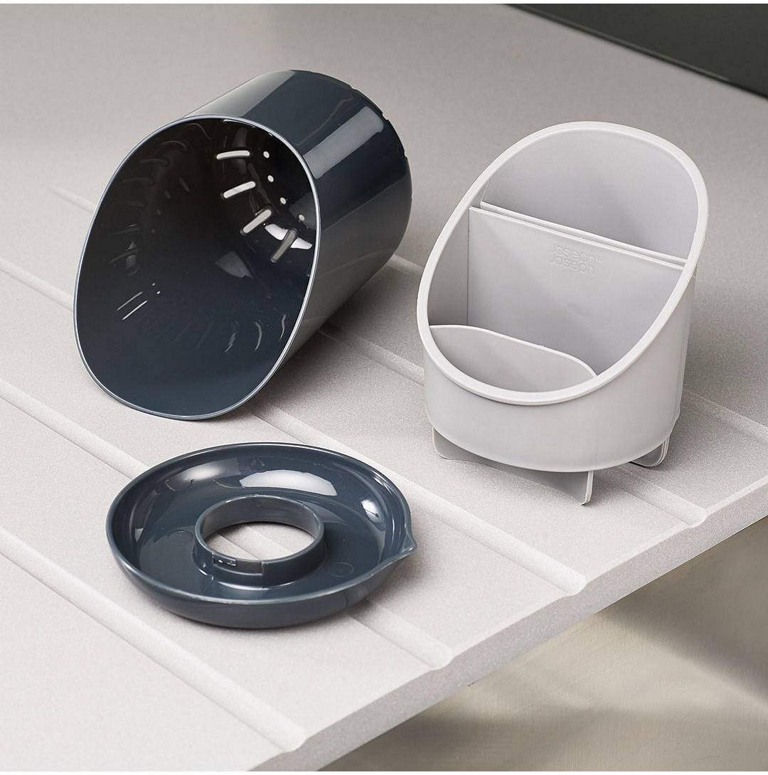 Joseph Joseph Dock Cutlery Drainer Grey Downtown