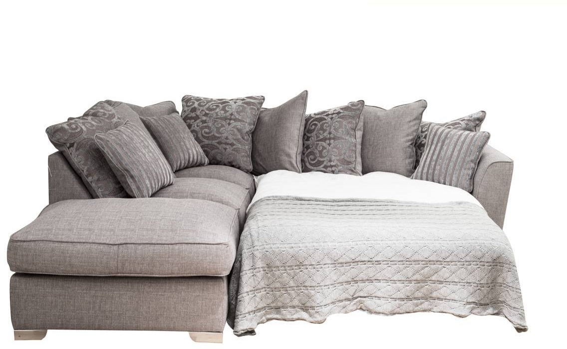 Franklin 4 Seater Pillow Back Corner Sofa Bed Downtown