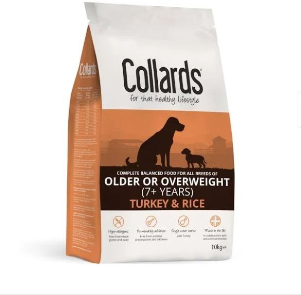 Collards Older Turkey & Rice Dog Food Downtown