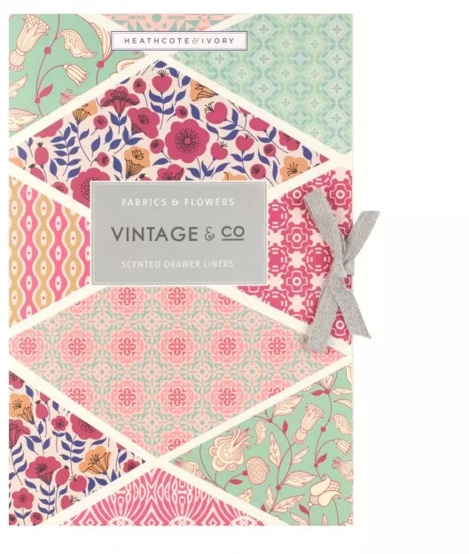 Heathcote & Ivory Vintage & Co. Fabric & Flowers Scented Drawer Line