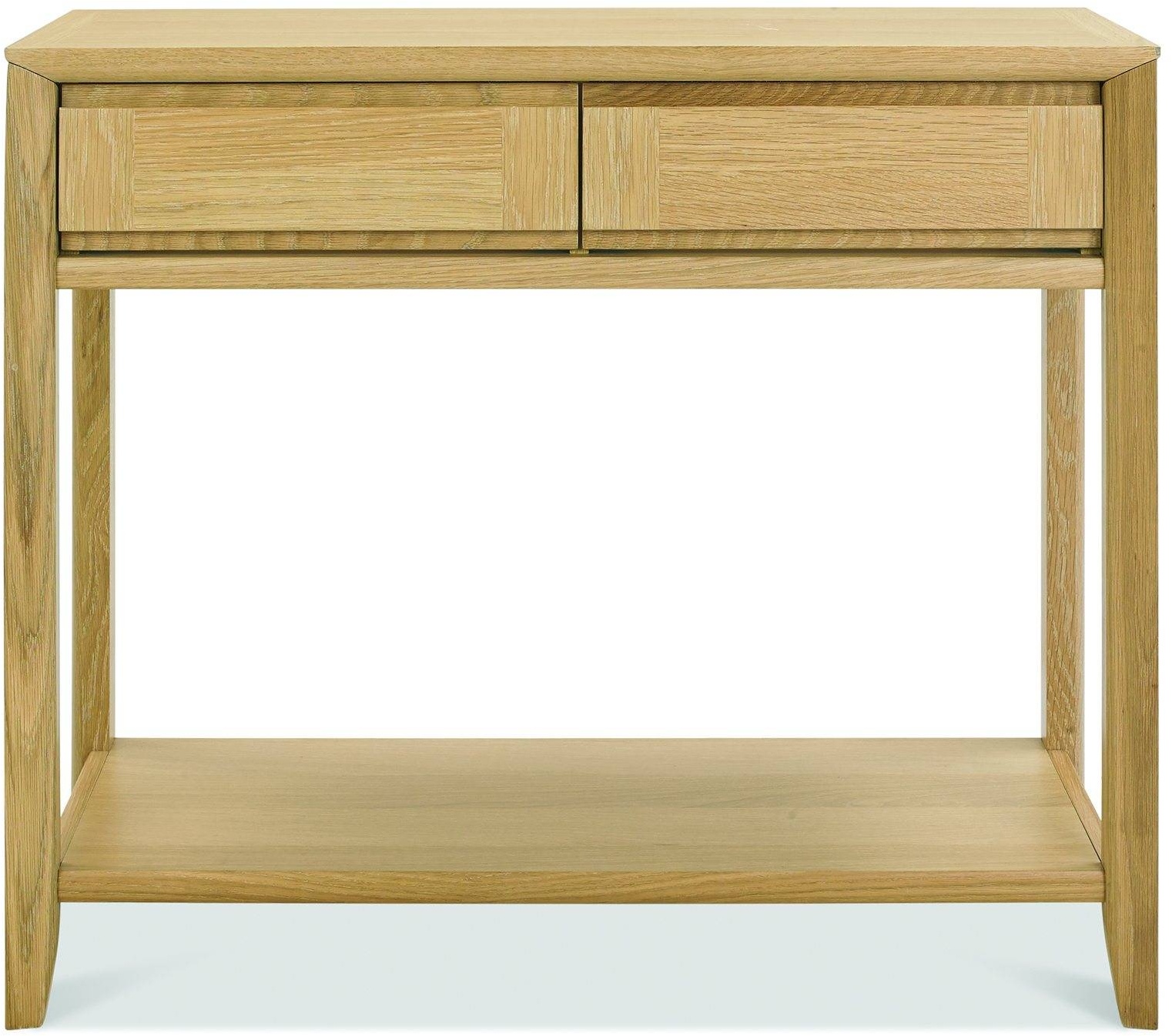 Brampton Oak Console Table With Drawer Downtown