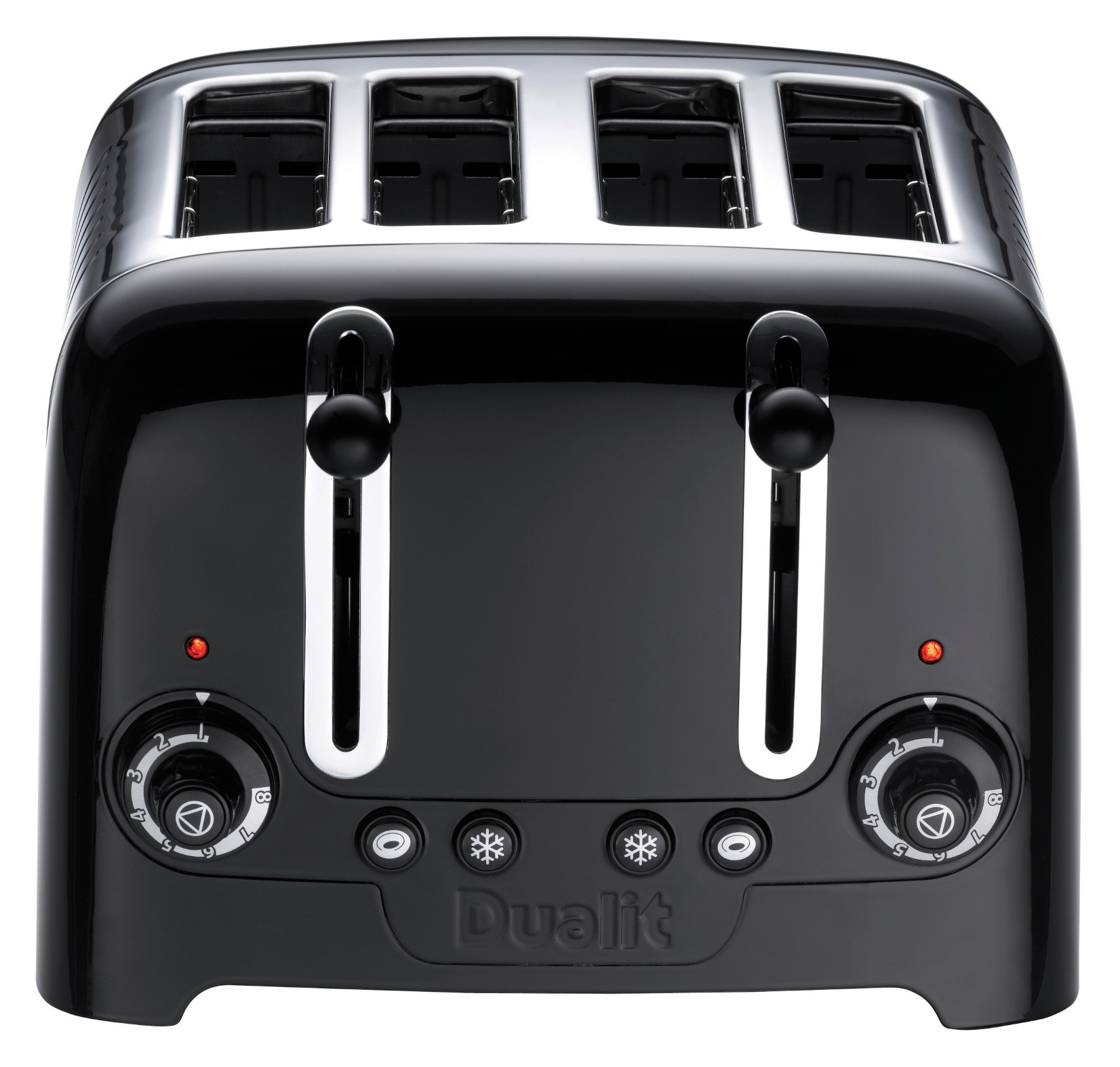 Dualit 4 Slice Toaster Lite - Black Gloss | Downtown