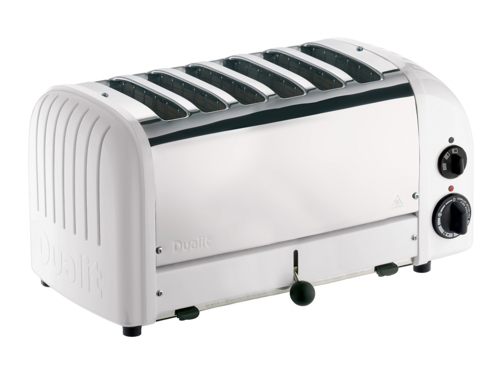 Dualit 6 Slice Toaster White Downtown