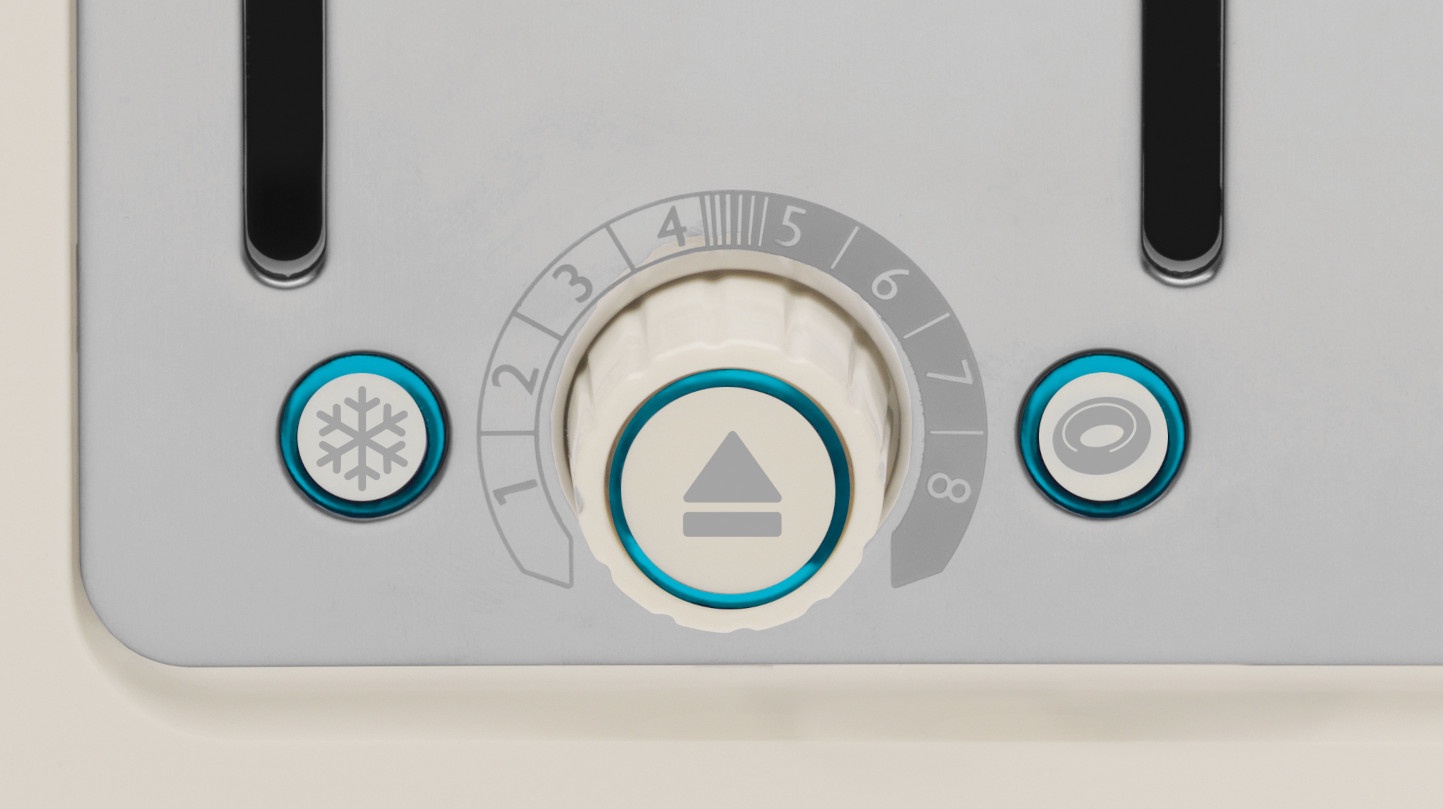 Dualit 4 Slice Architect Toaster Canvas White Downtown