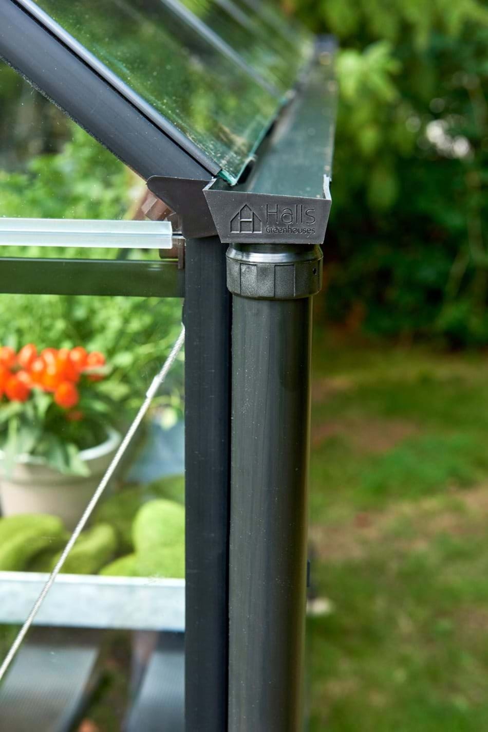 Halls Greenhouses Qube Downpipe Kit (Pair) Excluding End Stops Downt