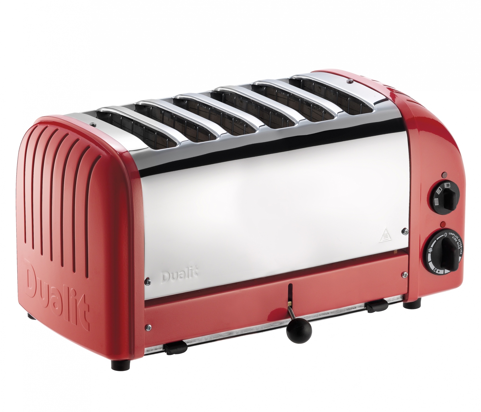 Dualit 6 Slice Toaster Red Downtown