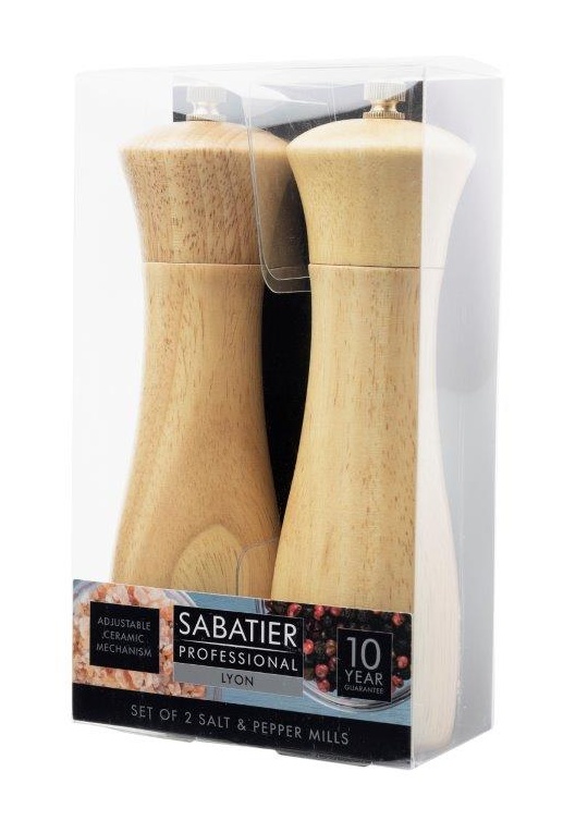 Taylors Eye Witness Sabatier Lyon Salt & Pepper Mill Set Of 2 Downto