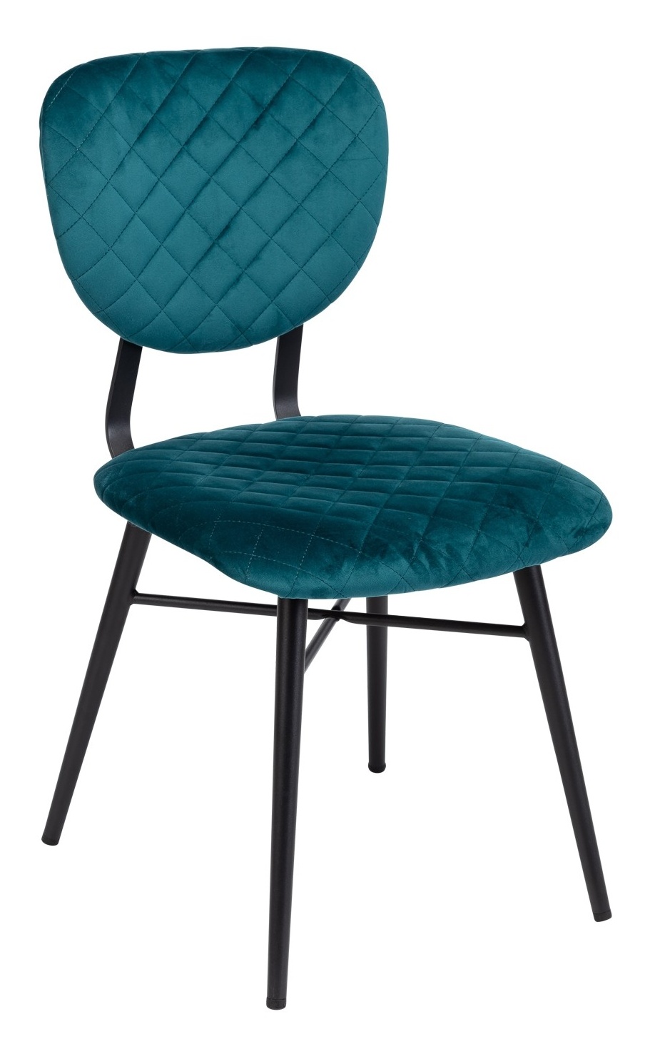 Jensen Dining Chair Teal Velvet Downtown