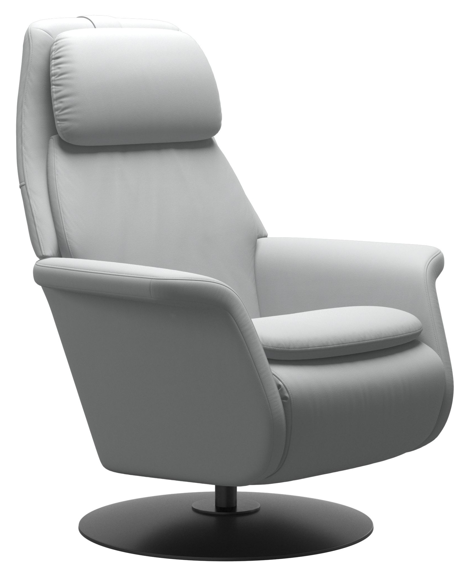 Stressless Sam Power Recliner Chair With Wood Arms and Sirius Base D