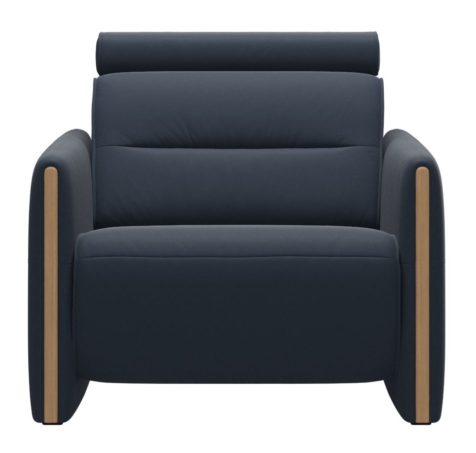 Stressless Emily Power Recliner Chair With Wood Arm Downtown