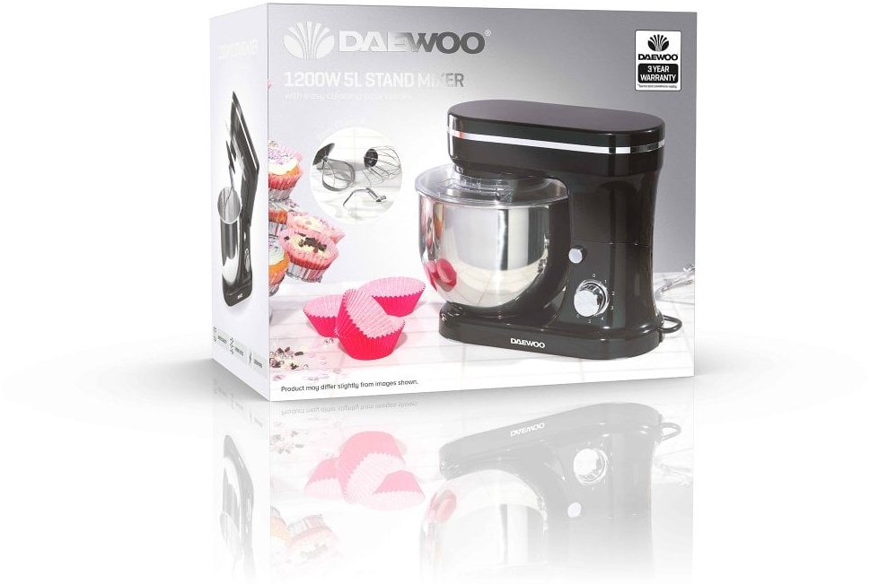Daewoo SDA1757GE 1200W 5L Stand Mixer Downtown