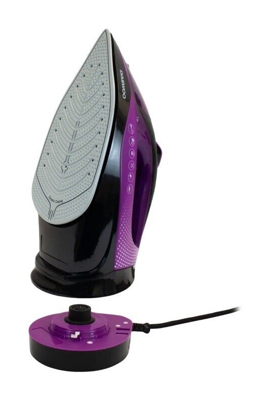 Daewoo SDA1592GE 2200w Free Glide Cordless Steam Iron Downtown