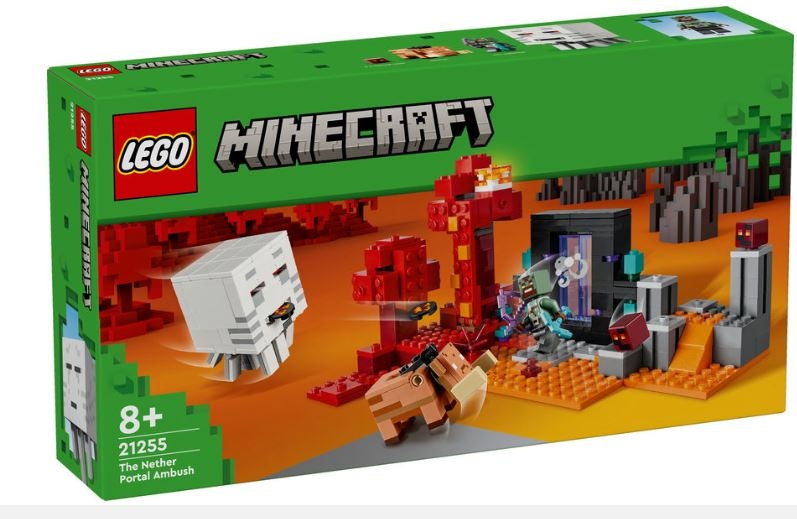 LEGO Minecraft 21255 The Nether Portal Ambush Downtown