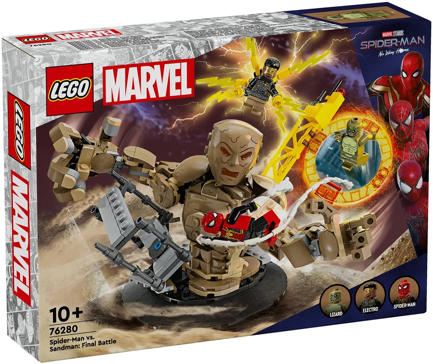 LEGO Marvel 76280 Spider-Man Sandman: Final Battle Downtown