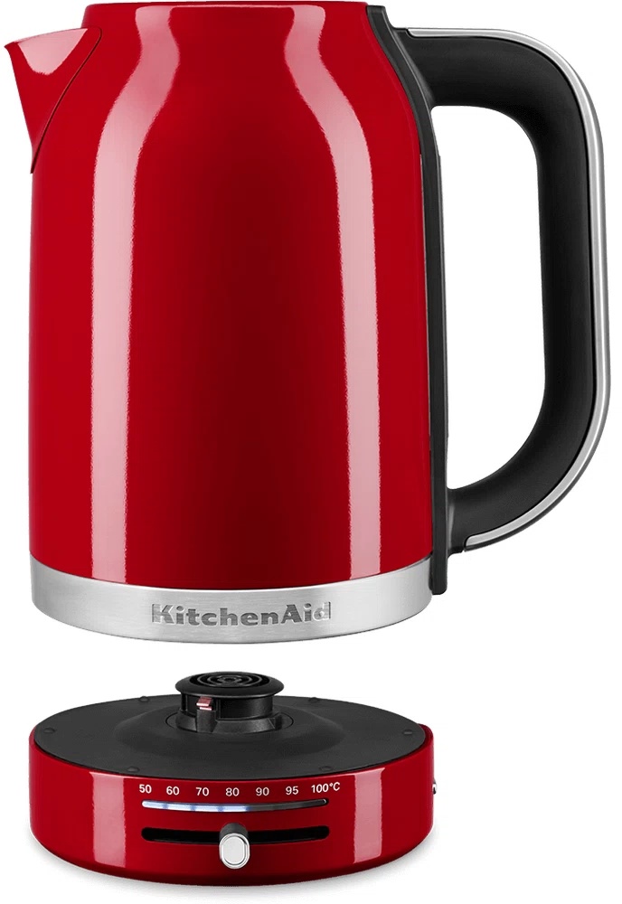 KitchenAid 5KEK1701BER Variable Temperature 1.7L Kettle Empire Red Downtown