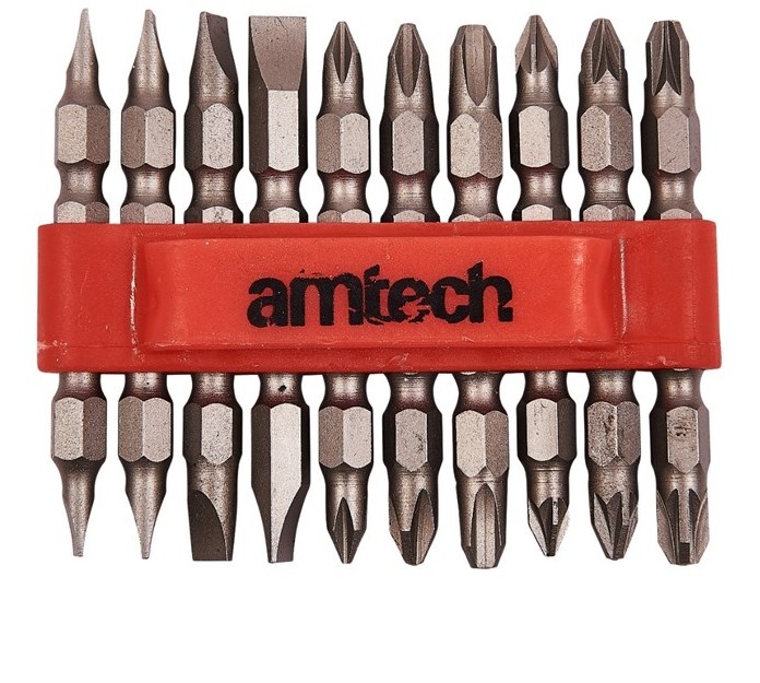 Amtech 10 Piece double ended power bit set Downtown