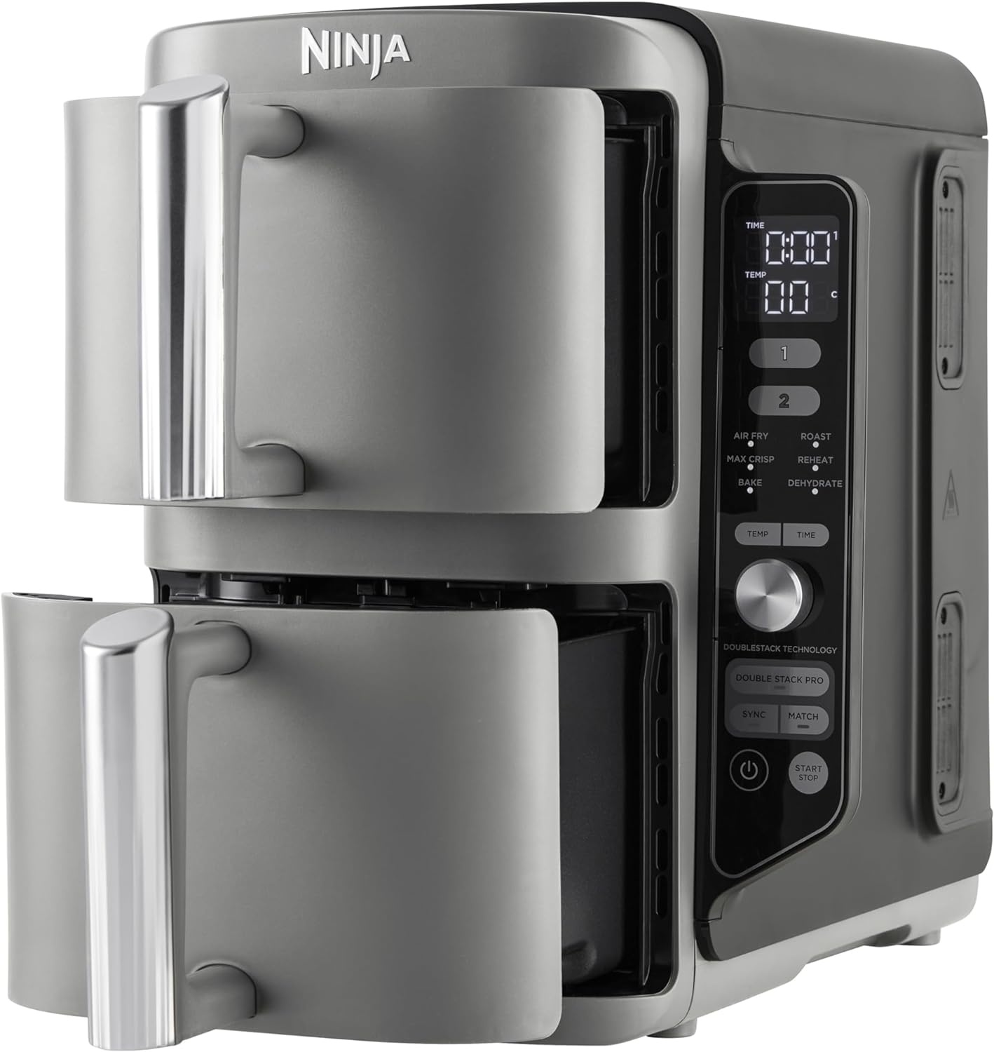 Ninja SL400UK Double Stack XL Air Fryer 9.5L - Grey | Downtown