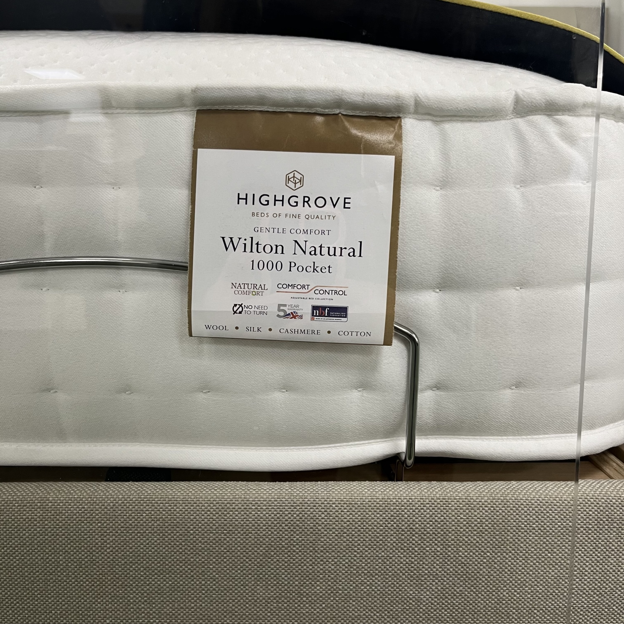 Highgrove Wilton Pocket Sprung Mattress & Adjustable Bed | Downtown