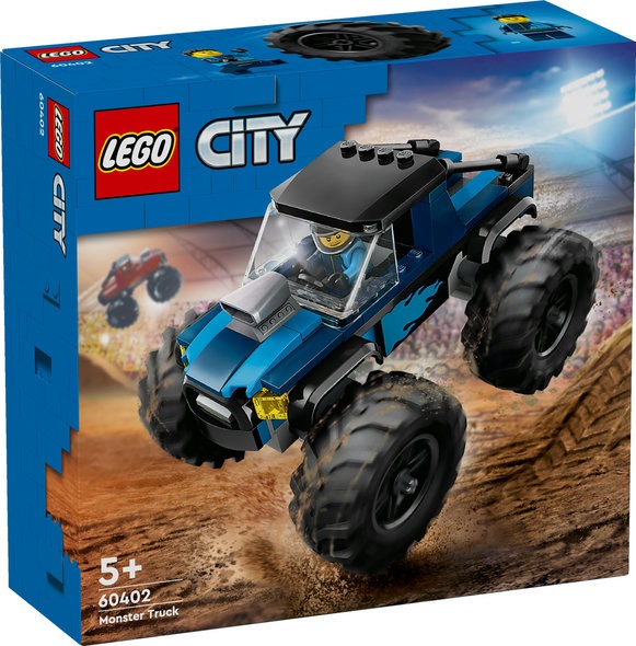 LEGO City 60402 Blue Monster Truck Downtown
