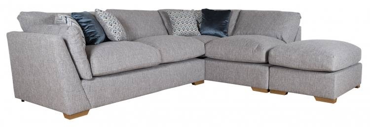 Phoebe 4 Seater Corner Sofa With Bed & Footstool | Downtown