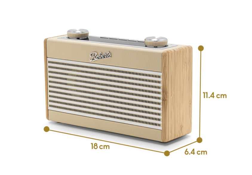 ROBERTS Rambler Uno Portable DAB+/FM Retro Bluetooth Radio Pastel Cream main image 1