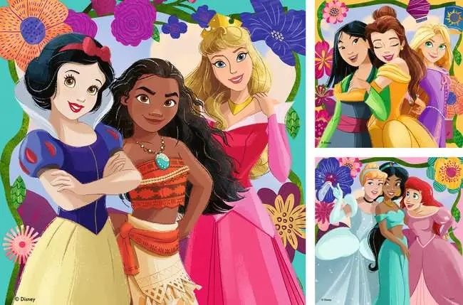 Ravensburger Disney Princess 3 x 49 Piece Puzzles | Downtown