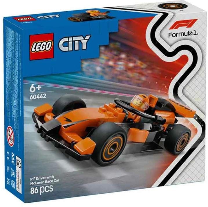 LEGO 60442 F1 Driver with McLaren Race Car | Downtown