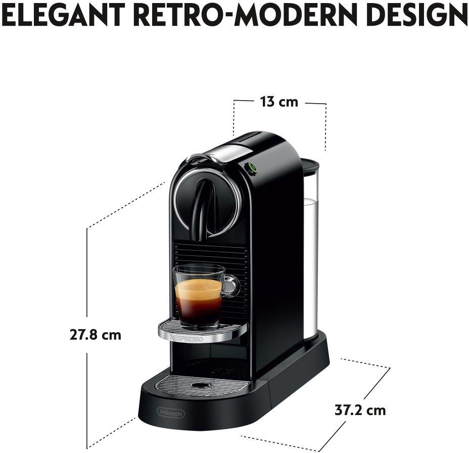 Nespresso EN167.B Citiz Coffee Machine - Black | Downtown