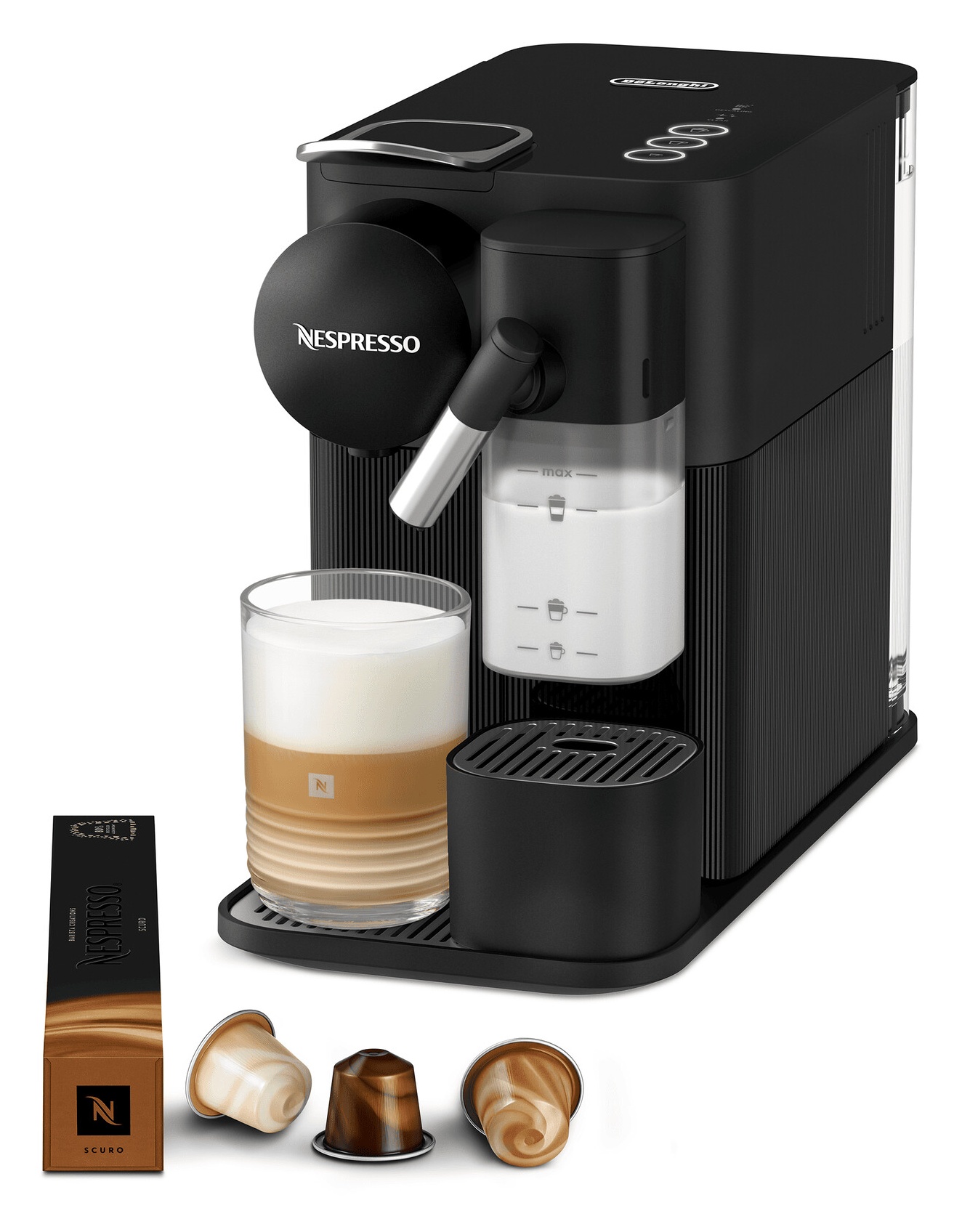 Nespresso EN510.B Lattissima One Coffee Machine - Black | Downtown