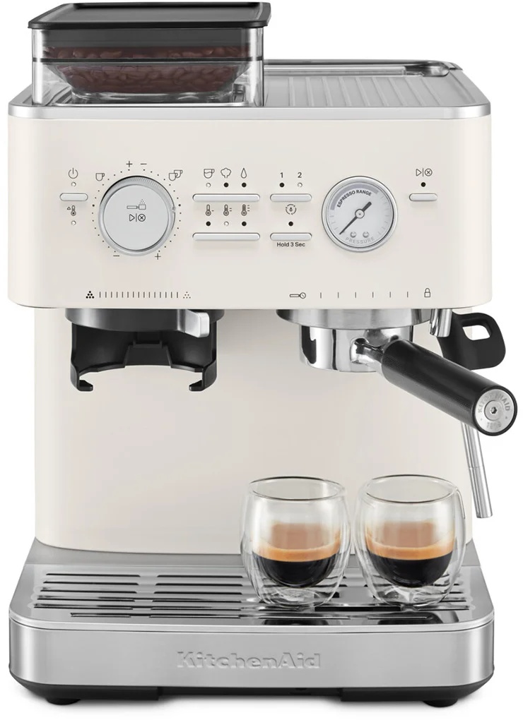 Kitchenaid Large Machine KitchenAid 5KES6551BPL Semi Automatic Espresso Machine with Burr Grind ...