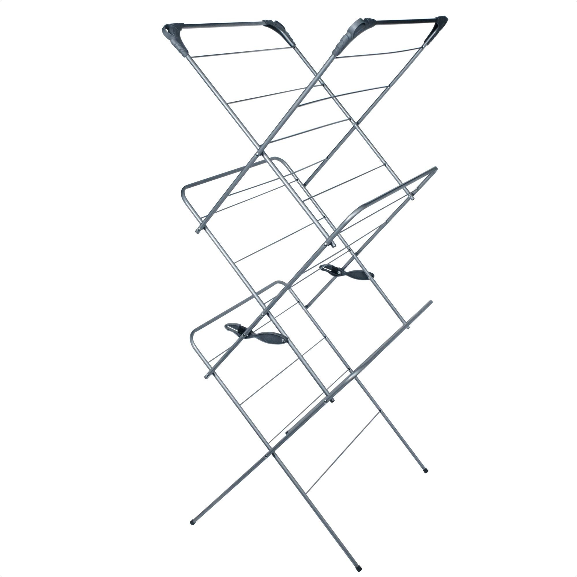 Addis Graphite 3 Tier Concertina Airer Downtown