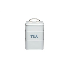Living Nostalgia Tea Canister Grey Living Nostalgia Tea Canister Grey