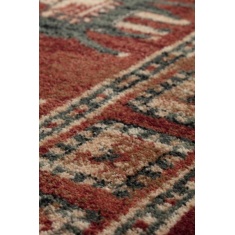 Mastercraft 4301/300 Kashqai Round Rug - Red